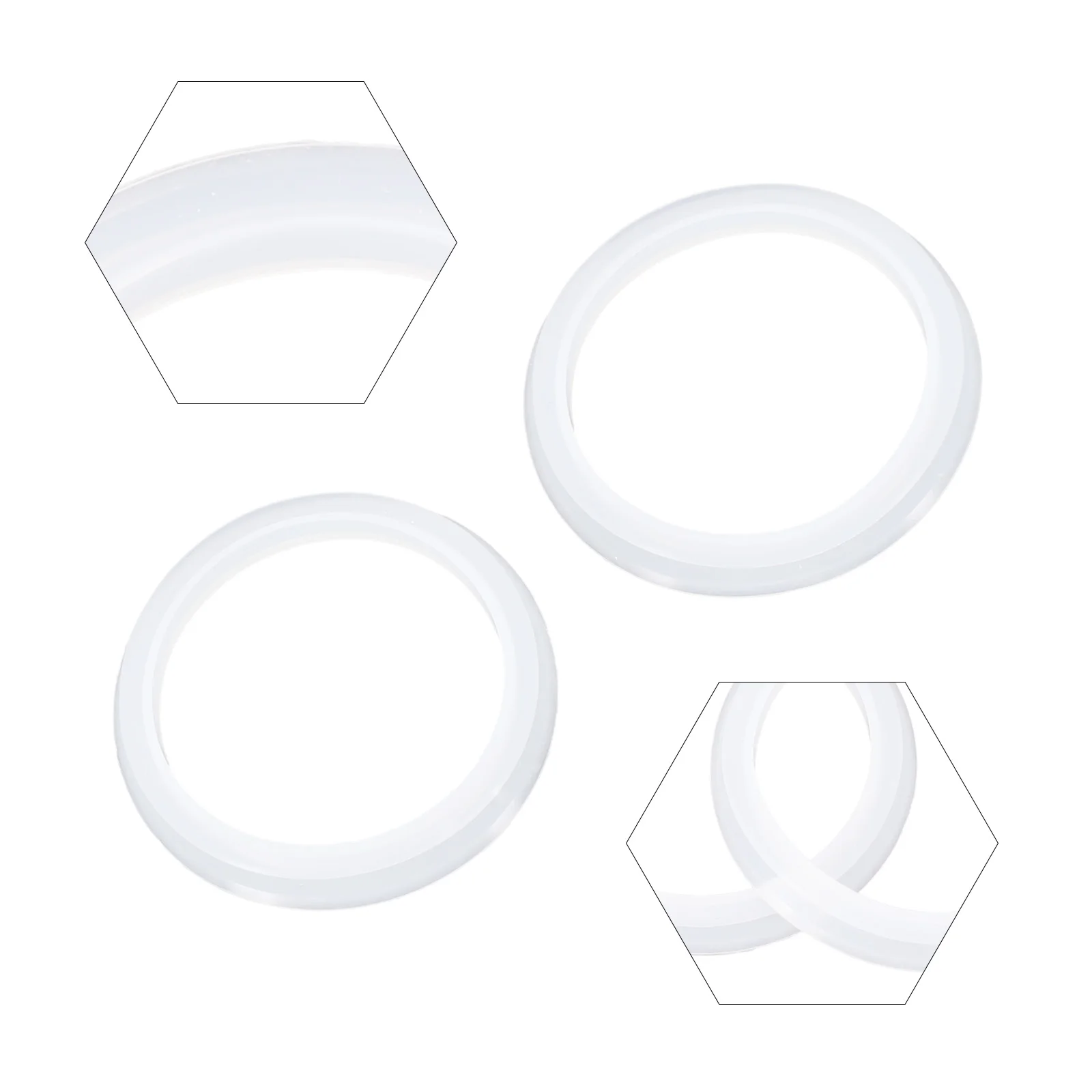 

2 Pack Silicone For Ring Gasket for Up Drain Cap Washer Seal Replacement Fits Basin and Overflow Drain Systems