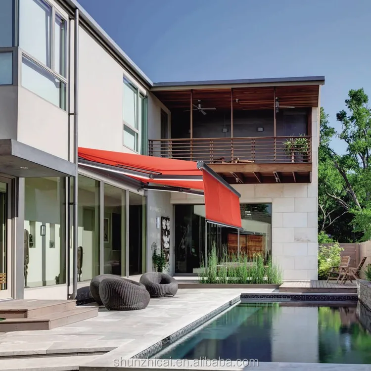 

Электрический зонт-навес с дистанционным управлением, светодиодной подсветкой, для улицы, патио, сада, водонепроницаемый, с защитой от УФ-излучения