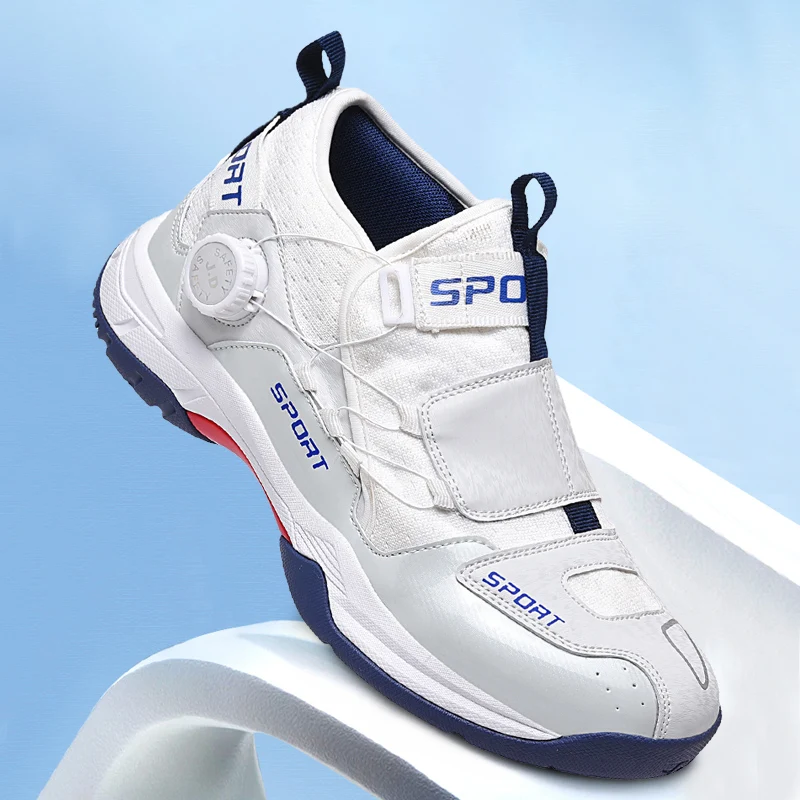Men Badminton Shoes Ping Pong Breathable Volleyball Shoes Athletic Shoes Trainers Sports Professional Table Tennis Sneakers