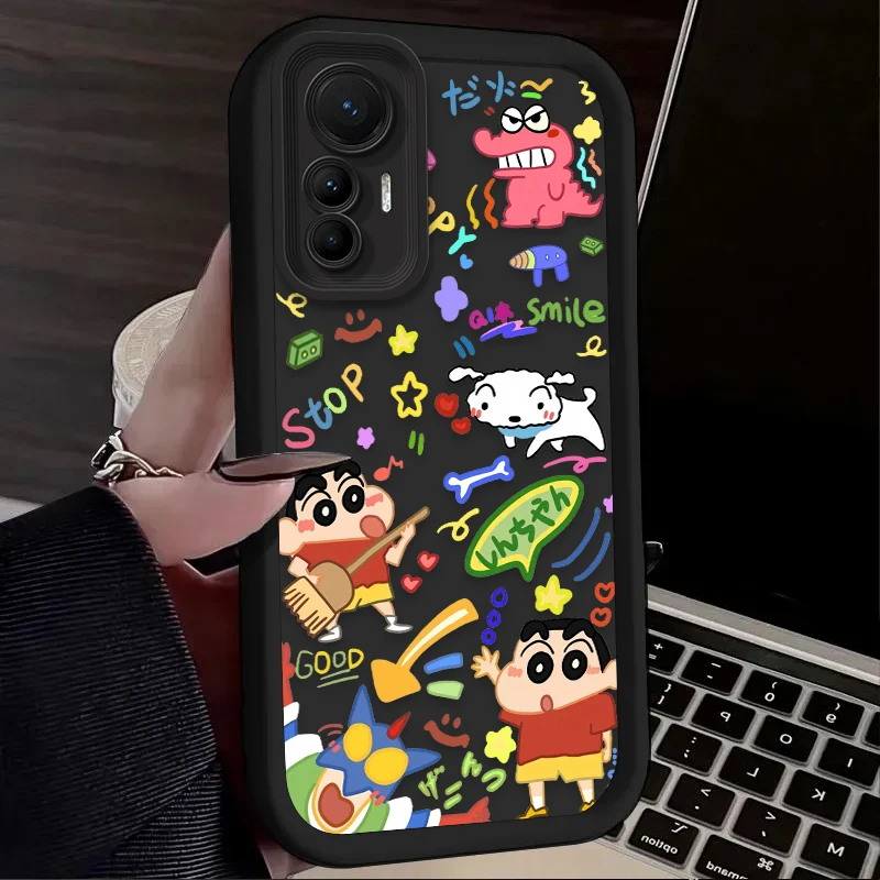 Crayon Shin-chan Cute Graffiti Case For Xiaomi Mi 17 Pro Max 15 Ultra 14 13 12 12X 12S 11 Lite 5G NE 15T 14T 13T 12T 11T Pro view 4