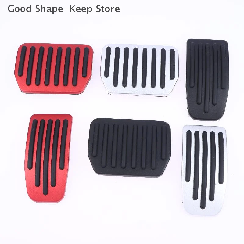 

Нескользящие автомобильные накладки на педали, металлические коврики для акселератора, тормозные коврики, автомобильные аксессуары для Tesla Model 3 Y