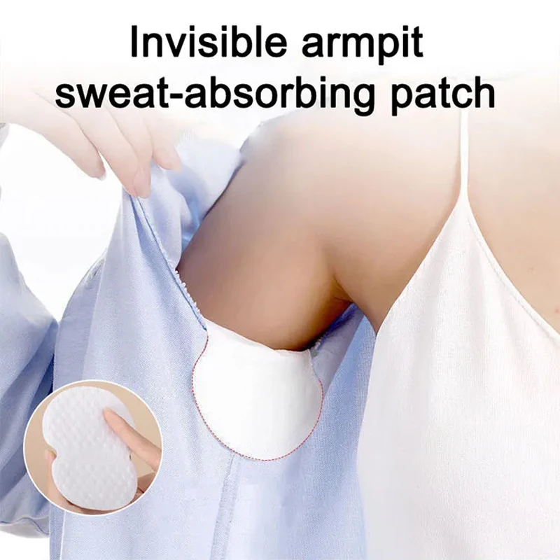 

100Pcs Disposable Sweat-absorbing Patch Summer Deodorants Cotton Pads Underarm Armpit Sweat Pads thin Women Underarm Sweat Pads