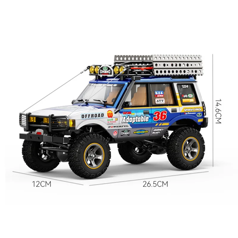 1/18 JXC LR1801 RC Car 4-WD Professional OffRoad Climbing RTR Full Scale Simulated Dual Speed 9KM/H RC Car Kid's Birthday Toys
