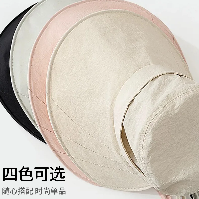 Summer Upf 50 Plus 15cm Wide Brim Sun Hat 100 Percent Cotton Reversible Quick Dry Foldable Adjustable Full Face Protection Sun