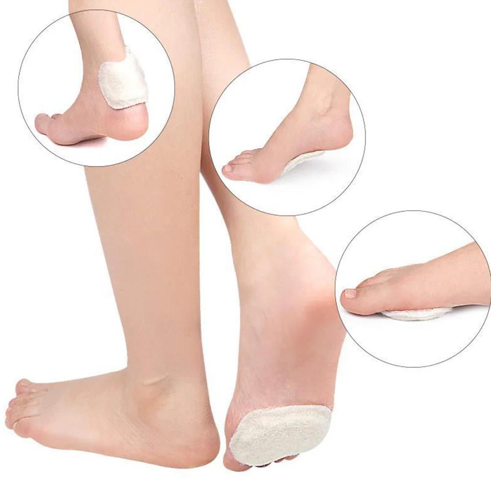 

6pcs Felt Metatarsal Pads Self Adhesion Forefoot Cushions High Heels Women Pumps Shoes Wool Insoles Foot Care Tools Anti