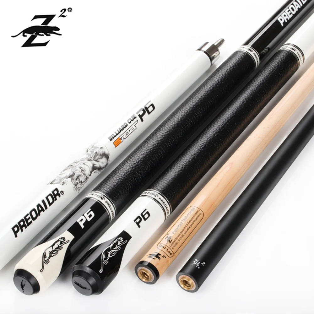 PREOAIDR 3142 P3/6 Pool Cue Stick Billiards Maple Carbon Fiber Technology Shaft Pool Cue Uni-loc Joint Cue Kit 10.8/11.5/12.8mm