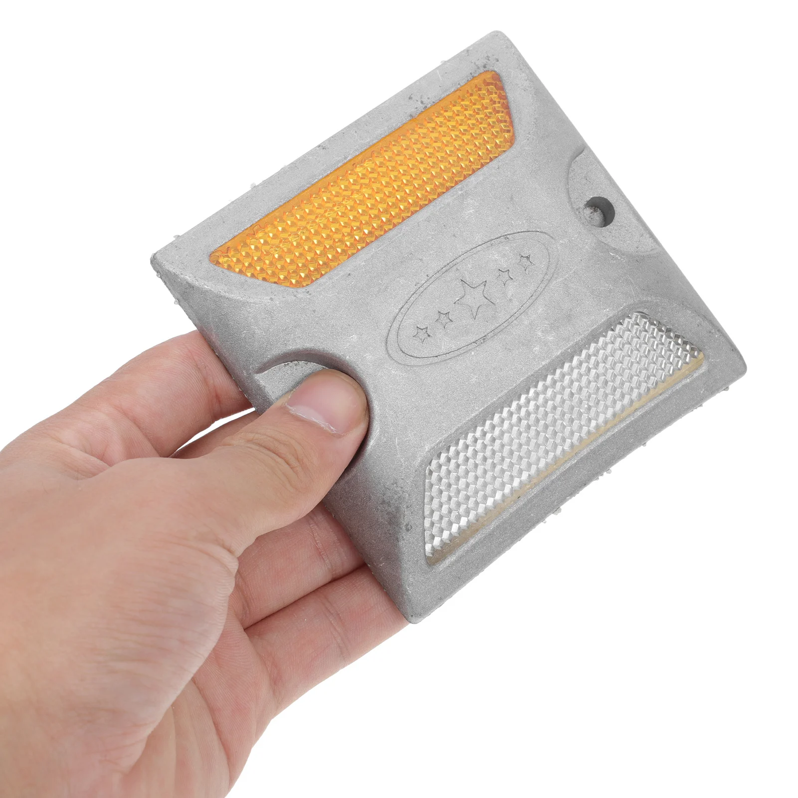 Aluminum Road Marker Reflective Driveway Markers Durable Road Studs Emergency Reflectors Traffic Direction Guide