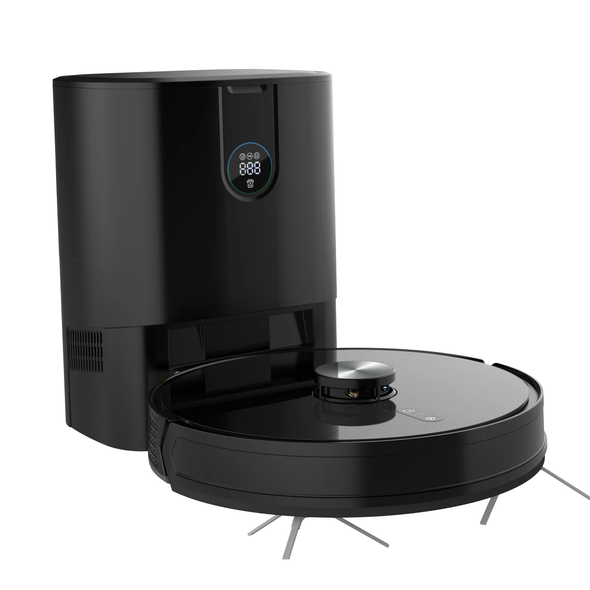 

Intelligent Smart Home Robot Vacuum OEM AT900-A With 3.2L Dust Bag Intelligent Sweeping and Mopping Remote Control Cleaner