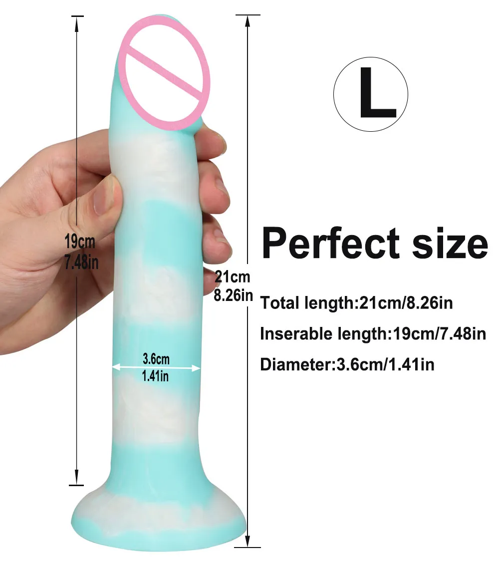 Soft Silicone Penis Realistic Dildo With Suction Cup Sex Toys For Women Big Anal Plug Flirting Masturbation Products G-spot Toy