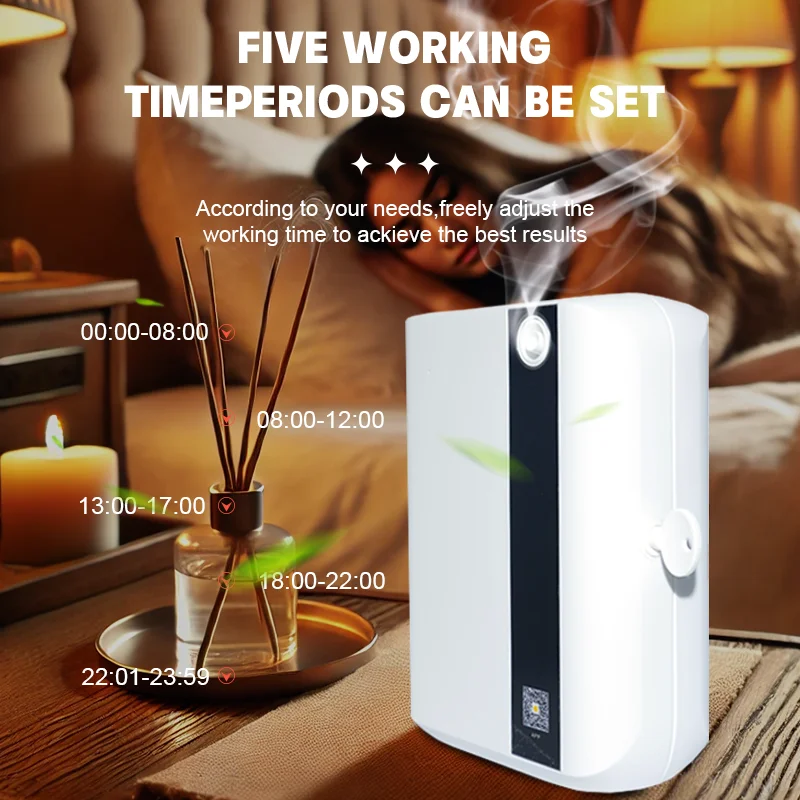1000m³ Scent Diffuser Machine Wall Mounted Fragrance Diffuser Bluetooth Essential Oils Diffuser Electric Smell for Home Hotel image 6
