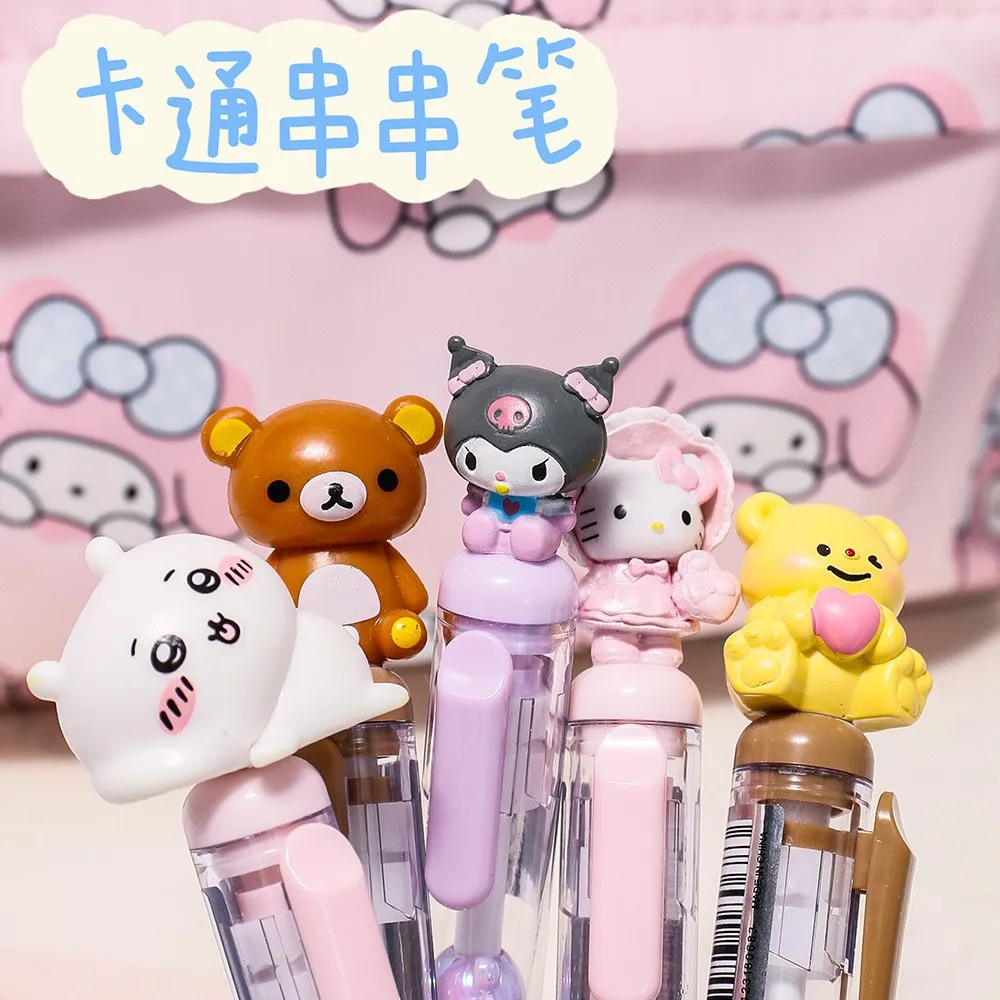 Caneta neutra - Estilo desenho animado, multi-fio, fofa para estudantes. Caneta neutra especializada para crianças.