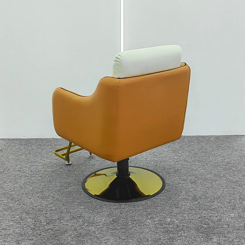 كراسي حلاقة احترافية عالية الجودة متعددة الوظائف مصنوعة من الجلد الصناعي لكرسي صالون الحلاقة