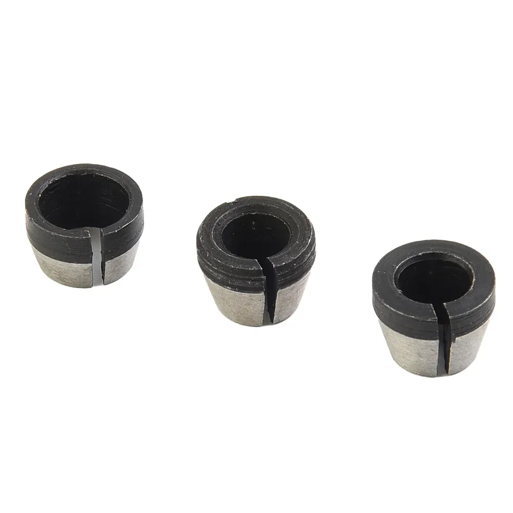 3pcs 6mm 6.35mm 8mm Collet Chuck Engraving Trimming Machine Chucks Trimmer Electric Router Bit Collets Cutter Accessories