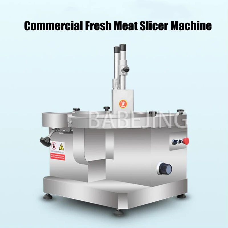 BABEJING Fully Automatic Stainless Steel Meat Slicer Commercial Vertical Chicken Cutter for Kitchen Use
