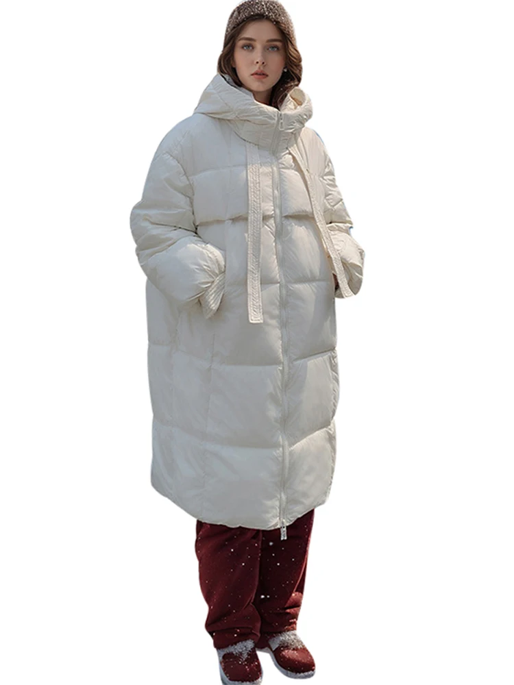 Fluffy Loose Zipper Coats With Hood Women Casual Thickened Long Sleeved Jackets For Woman Winter Warm Long Solid Outwear Tops