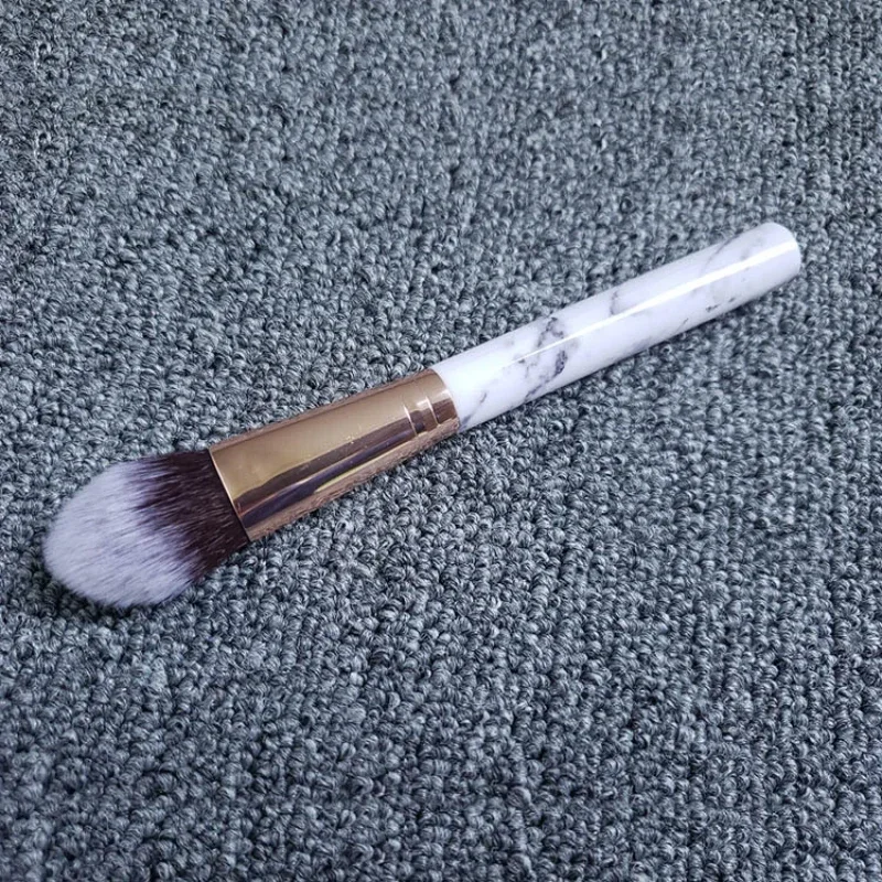 Enkele Blush Brush Marmering Gezichtscontourborstel Make-up Schaduw Contourborstel Beauty Tool