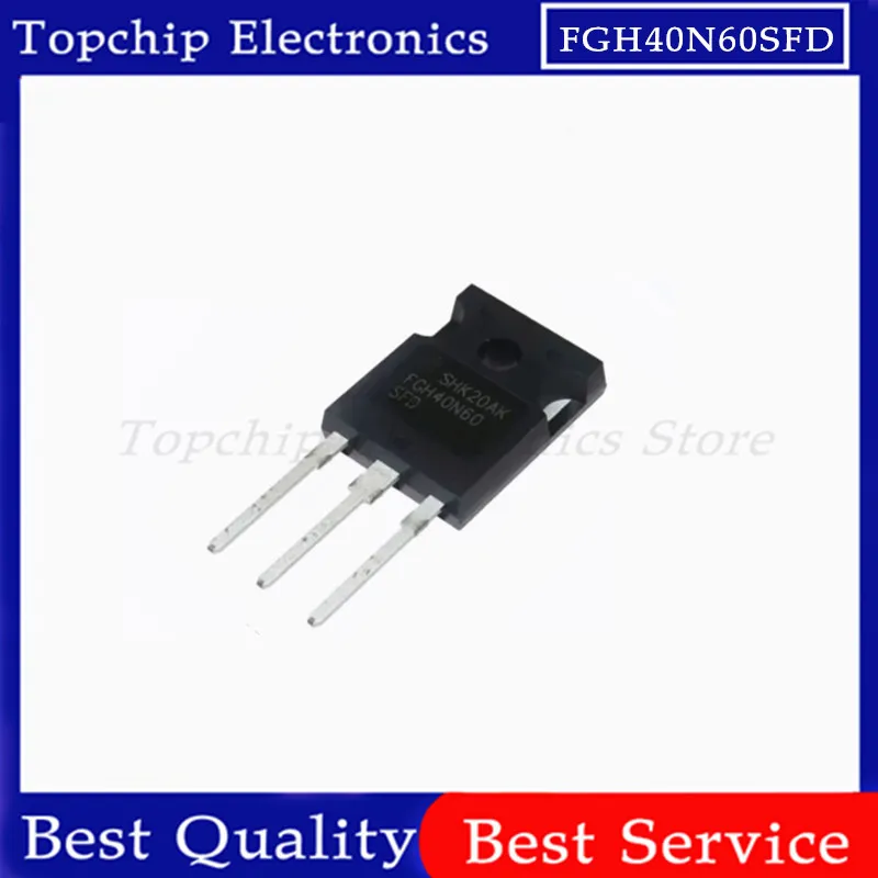 5pcs FGH40N60SFD FGH40N60 40N60 variable tube IGBT welder