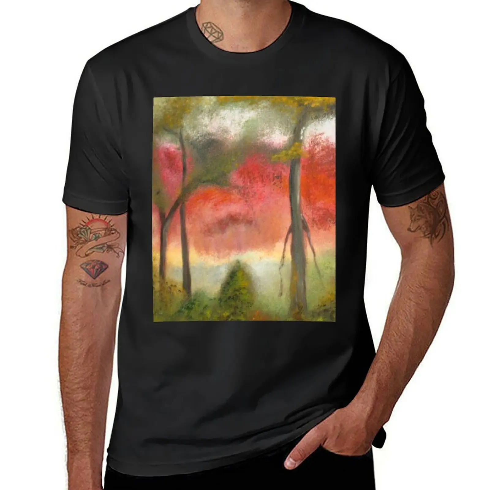 Autumn Fire T-Shirt cute clothes blanks sublime shirts graphic tees mens clothing