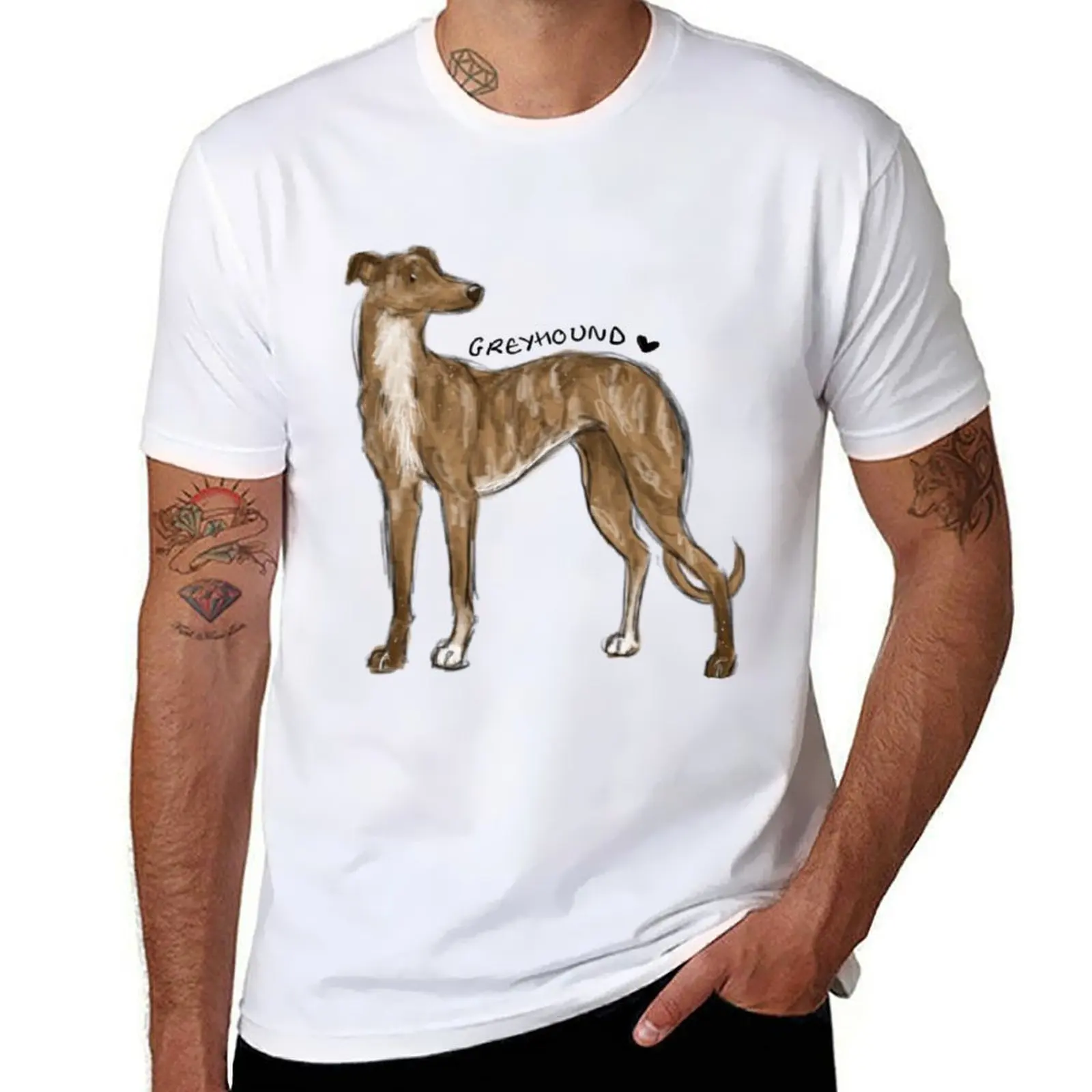 

Greyhound T-Shirt t shirt custom print man t shirt cotton