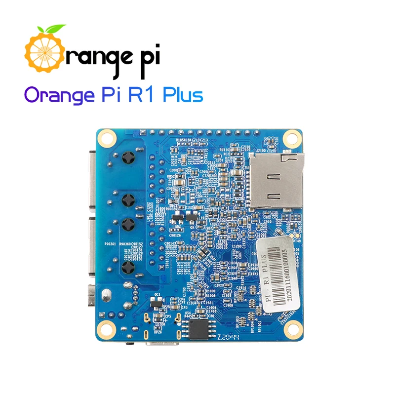 Orange pi r1 plusポータブルトラベルルーター,デュアルgbe付きsbc openwrtルーター,1gb rockchip rk3328,android 9/ubuntu/debian osをサポート