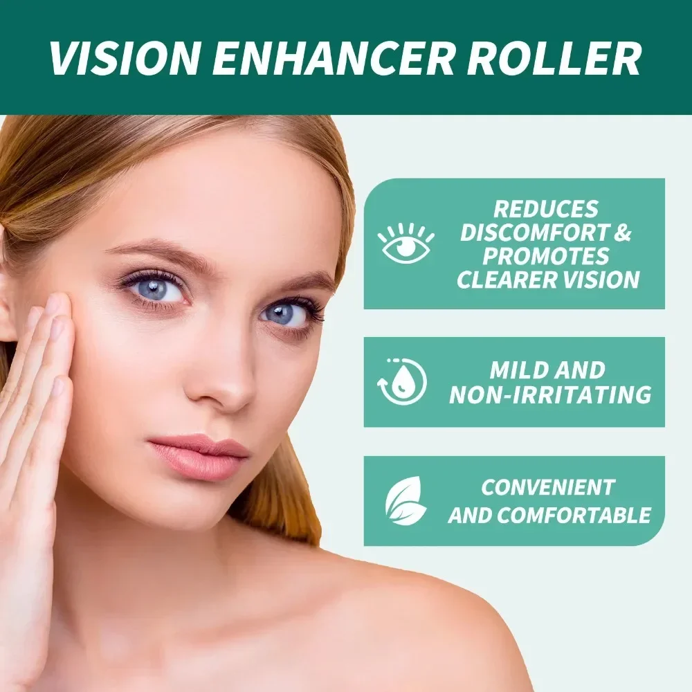 Myopia Treatment Roller Liquid Improve Edema Relieve Eyesight Dry Eyes Anti-Fatigue Enhanced Eye Massager Roller