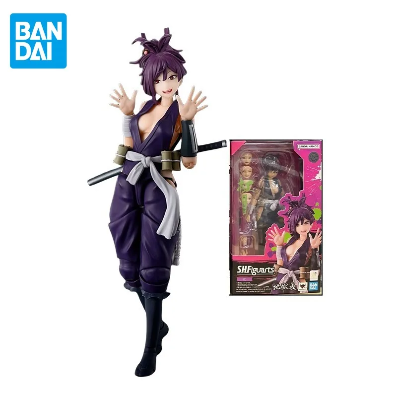 

Bandai Original Hell's Paradise Anime Action Figure Yuzuriha Kids Toys Joints Movable Collectible Model Decoration Birthday Gift