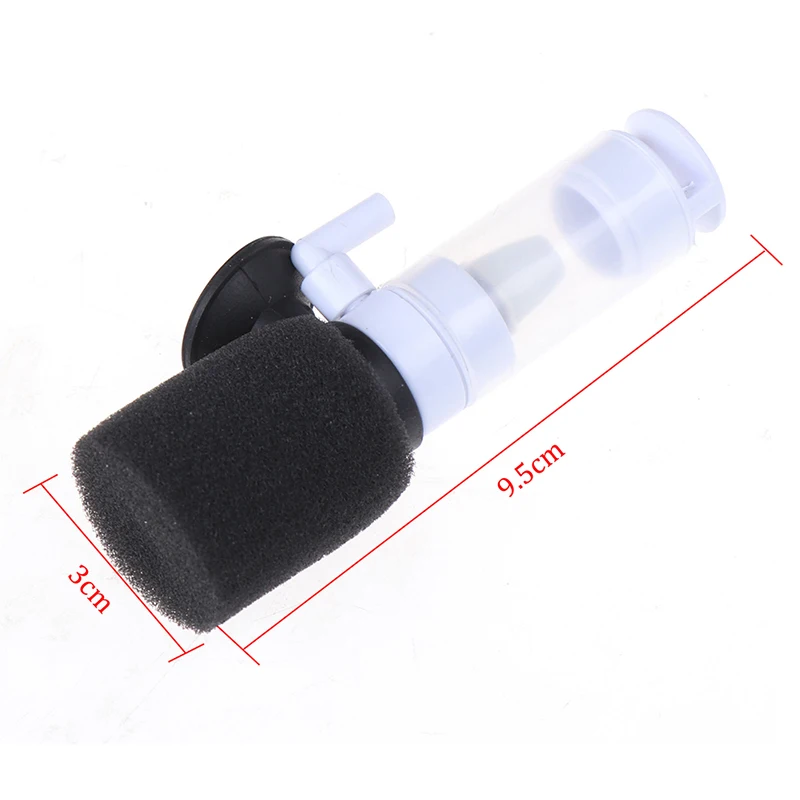 1/10Pcs Aquarium Air Pump Filter Super Quiet Safe Silent Small Mini Fish Tank Oxygen Pump Accessories Built-in Sponge Filter