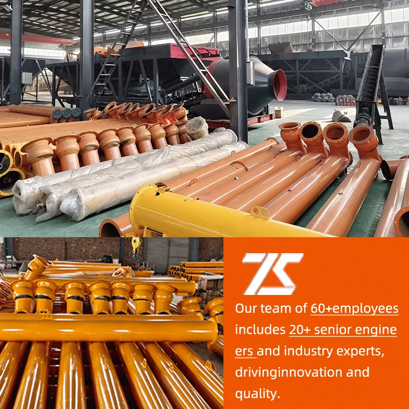 HCY Industrial Grade Tubular Screw Conveyor with High Torque Motor for Mining and Quarry Use