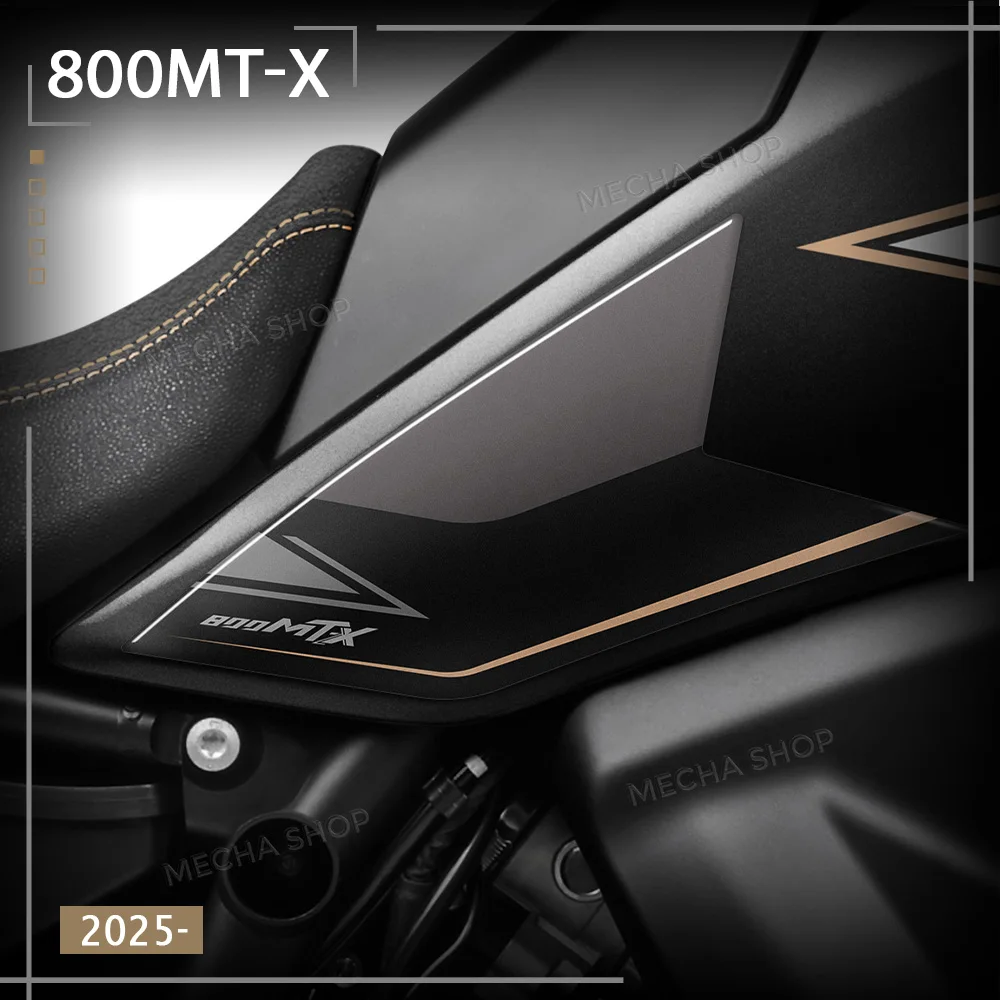 

Tank Pad Sticker Motorcycle Fuel Tank Bilateral Anti-Slip Protection Sticker 3D For CFMoto 800MT-X 800 MT-X 2025 2026