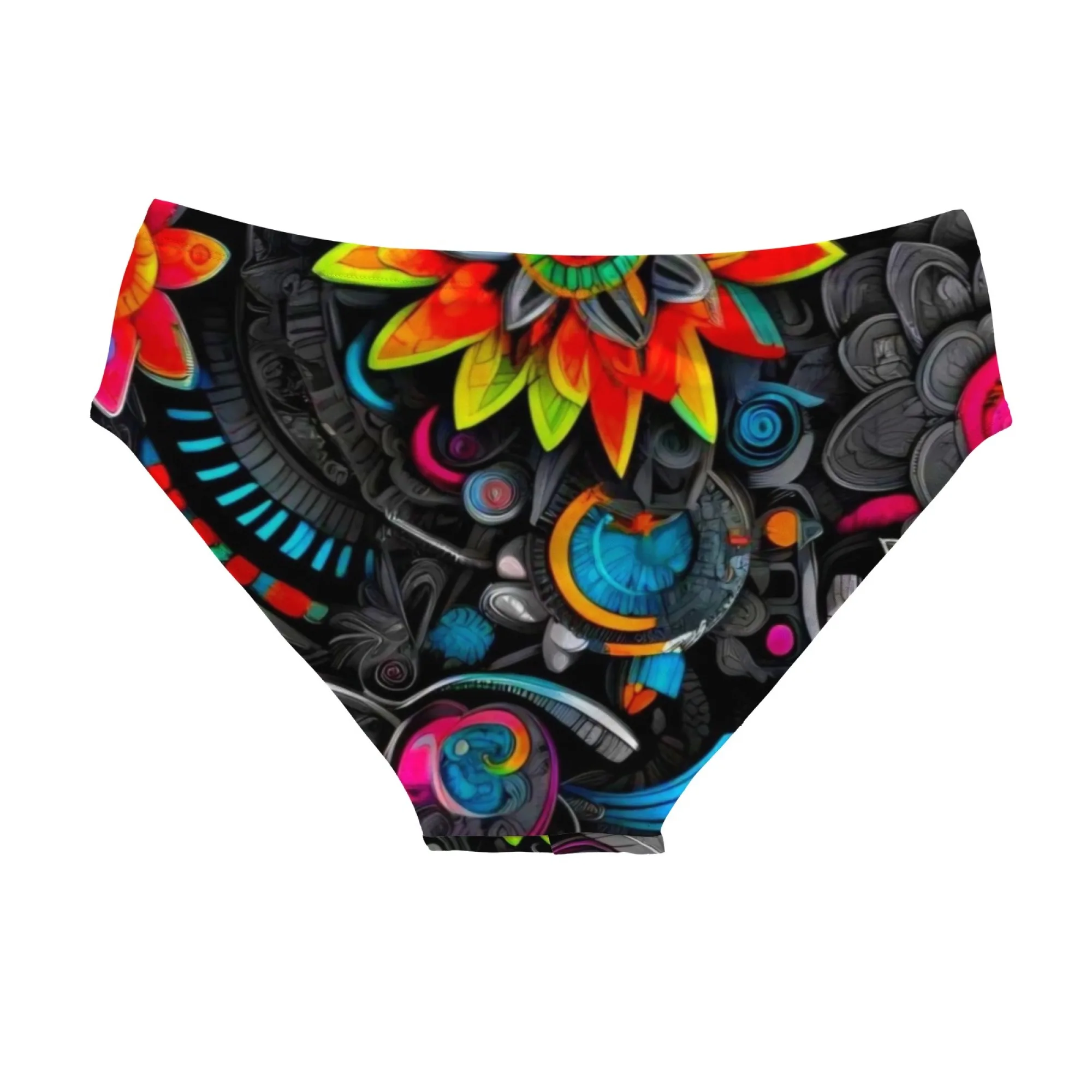 Psychedelic Mandala Swim Trunks Lightweight Comfortable Sexy Men's Triangle Trunks Pool Party Beach Vacations Sexy Men's Bikinis