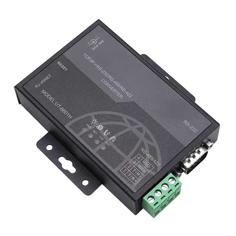 UT-6601H Communication Serial Port Server TCP/IP To RS-232/422/485 Network Converter