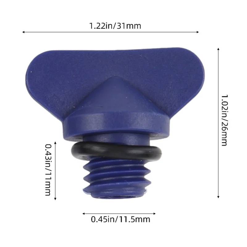Engine Water Plug 22 806608A02 High Strength Engine Block Drain Plug Kit Replacement For Mercruiser Marine Inboard Engines
