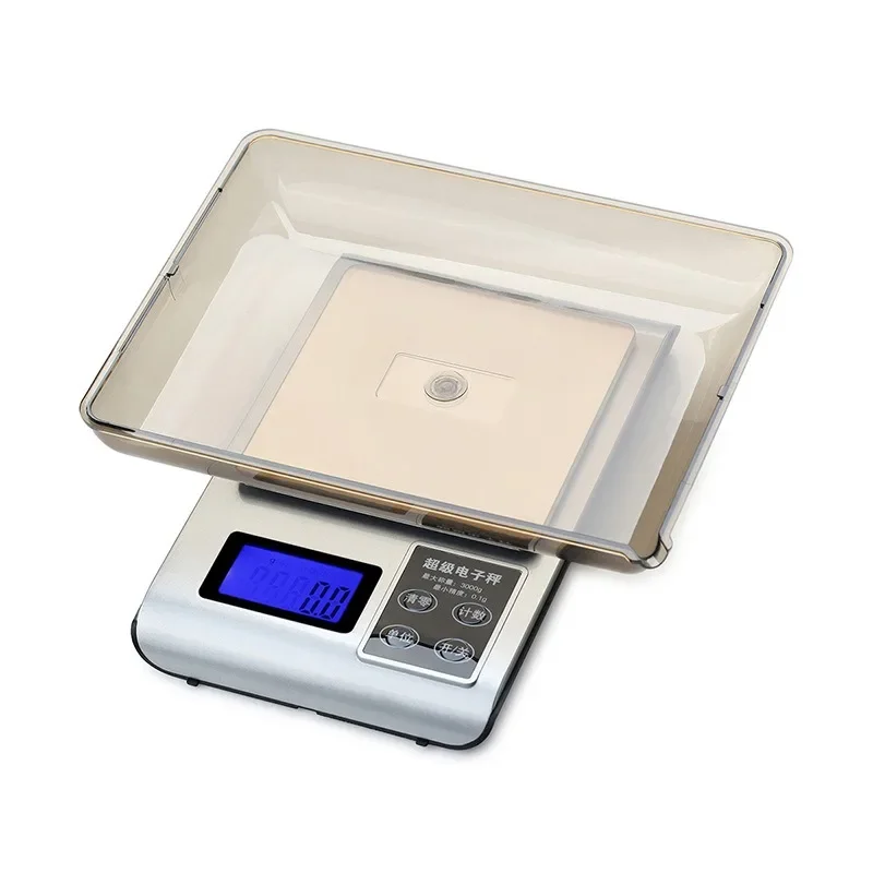 

High Precision Stainless Steel Jewelry Mini Electronic 0.01g Home Kitchen Electronic Scale Baking