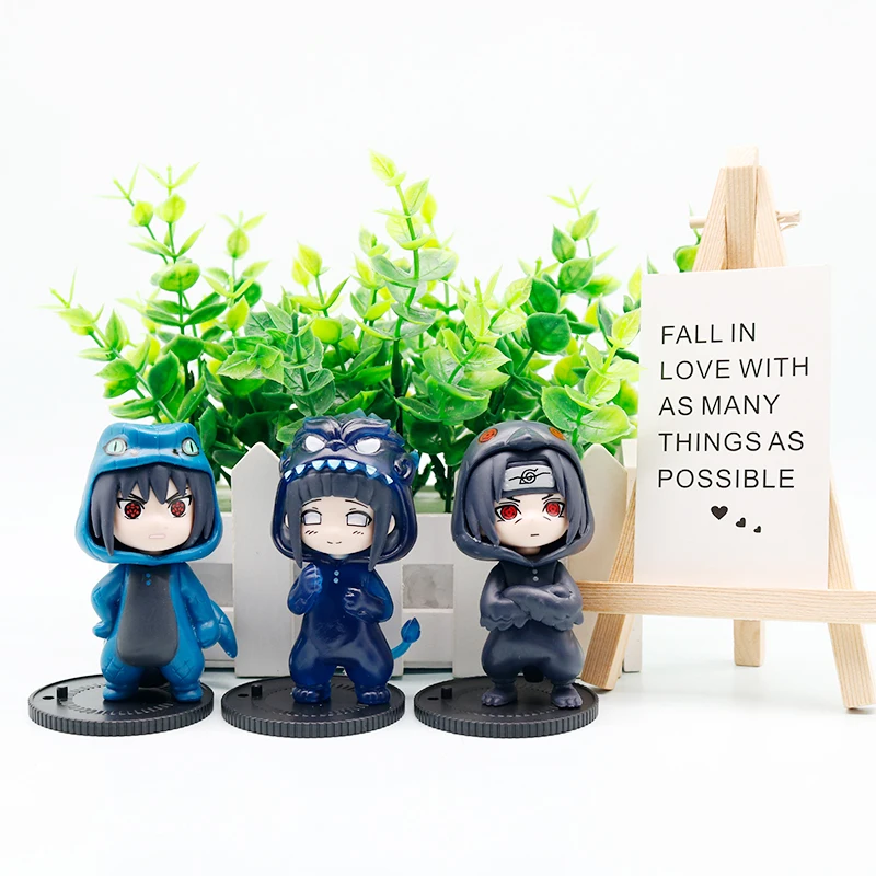 Nouvelle série de figurines Naruto Bnfigureq Pajamars, boîte mystère, figurines d'action, modèle Sasuke Kakashi, design de costume, décoration, cadeau de Noël, jouet