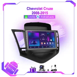For Chevrolet Cruze J300 2008 - 2015 Car Radio Multimedia Video Player Navigation Stereo GPS Android 10 No 2din 2 Din  Head Unit