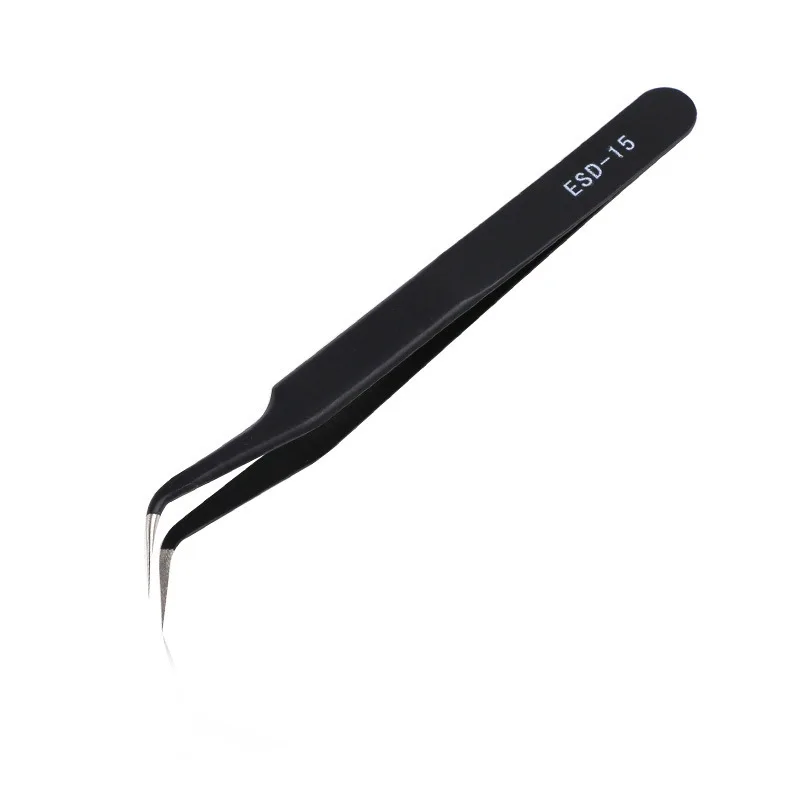 12 centimetri Unghie Artistiche In Acciaio Gel Pick Strumenti Strass Gemma Decorazione Pinzette Per Ciglia Nere Anti-statico FAI DA TE clip a mano
