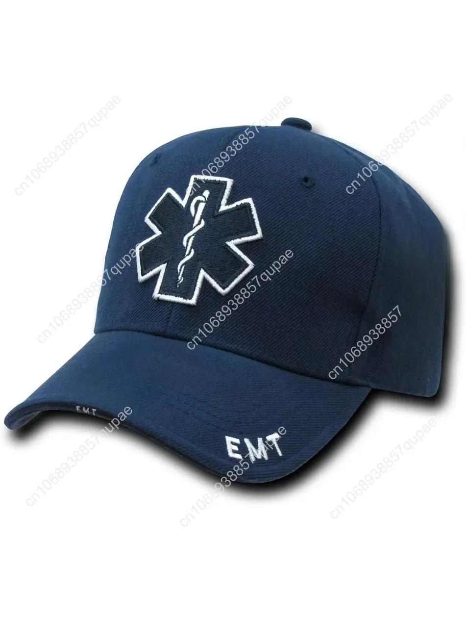 Rapid Dominance Unisex Adult Deluxe Embroidered Law Enforcement Caps - EMT Cross