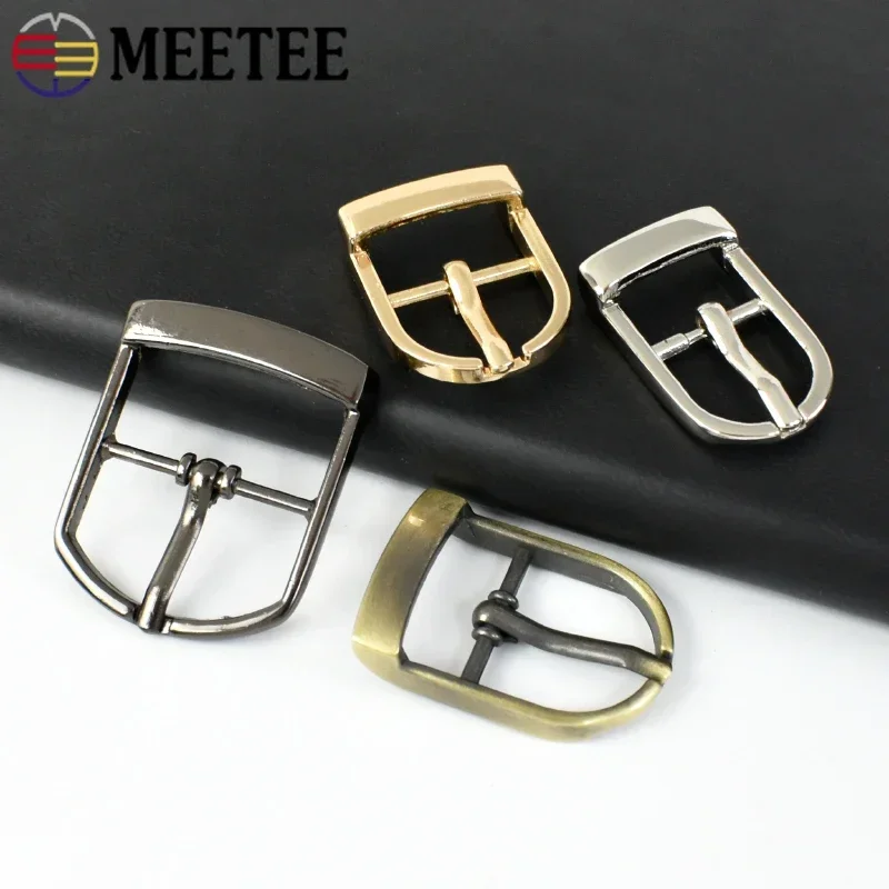 5/10Pcs 13/16/20/25mm Metal Pin Buckle Bag Strap Belt Buckles Slider Ring Hook Shoes Adjuster Clasp DIY Leather Accessories