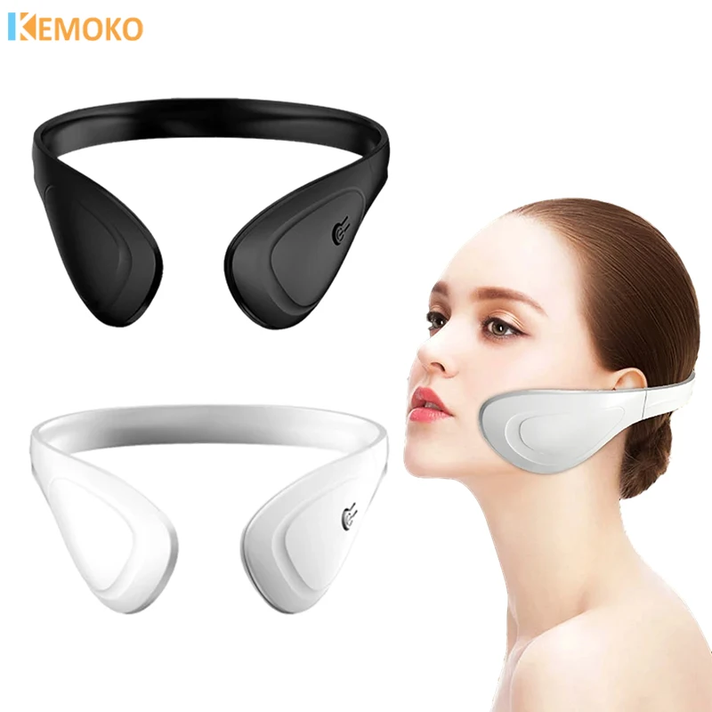 EMS V-Face Slimming Massager for Face Lifting Microcurrent Face Chin Lift Wibratory Device Exerciser Skin Tighten Anti Wrinkle