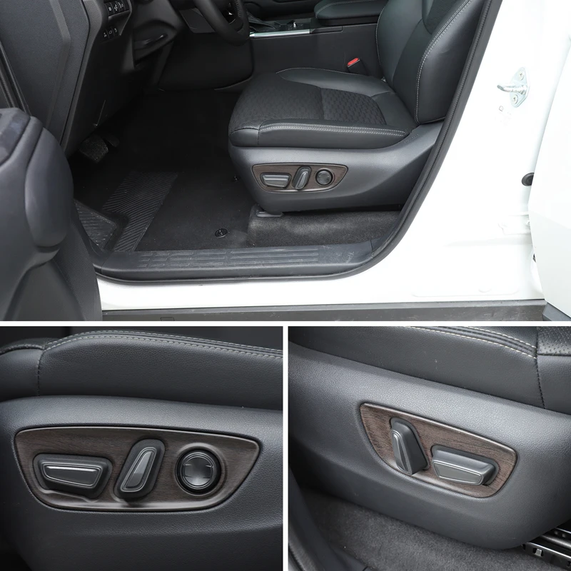 

Gao Ruying For Toyota Land Cruiser Prado 2024-2025 Car Electric Seat Adjustment Panel Cover Decorative Stickers Car Accessories