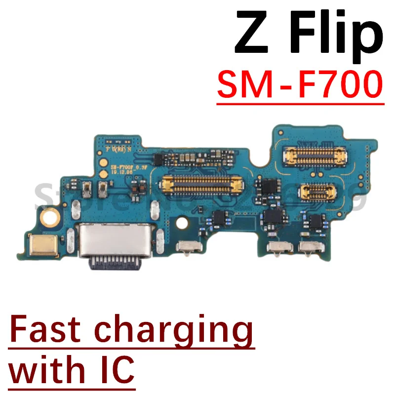 USB Charging Port Dock Charger Plug Connector Board Flex Cable With MIC For Samsung Galaxy Z Flip3 Flip4 Flip5 Flip 5G