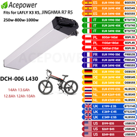 LAFLY X3 X5 JINGHMA R7 R5 Battery 48V 14Ah 12.8Ah 12Ah DCH 006 Batteries for 1000w 800w 750w 13.6Ah 10Ah for 250w Folding Ebikes