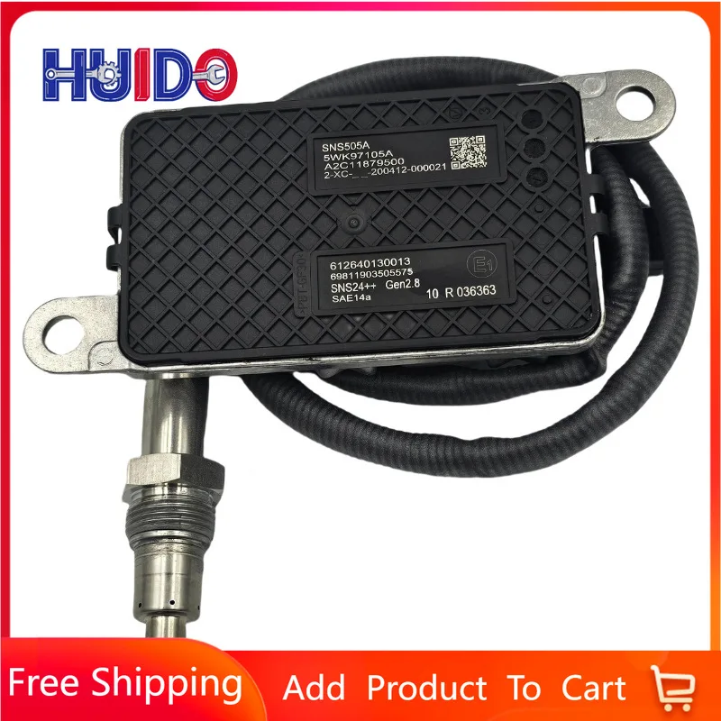 NOx Nitrogen Oxygen Sensor 5WK97105A A2C11879500 for Cummins Dongfeng