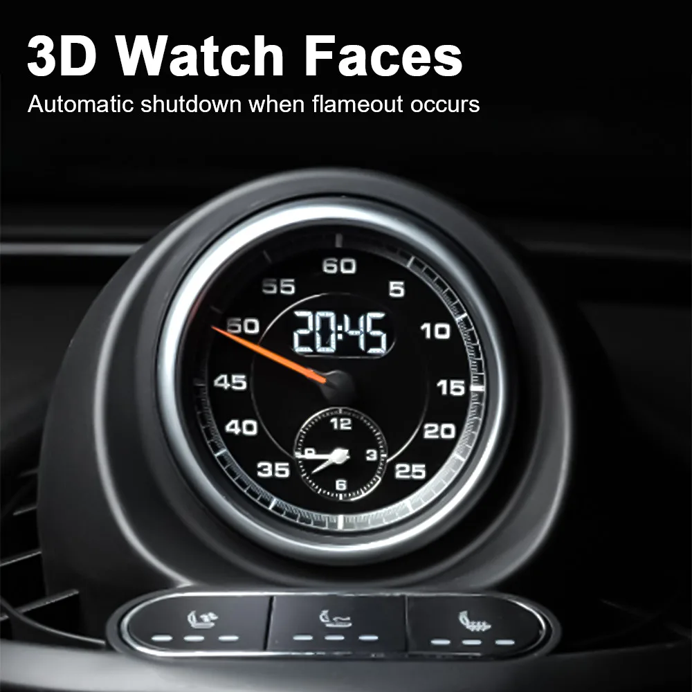 Navihua – couvercle de jauge de suralimentation pour tableau de bord de voiture, sortie d'air, eau, huile, température, pour Mini Cooper F54 F55 F56 F57, accessoires d'intérieur de pièces automobiles