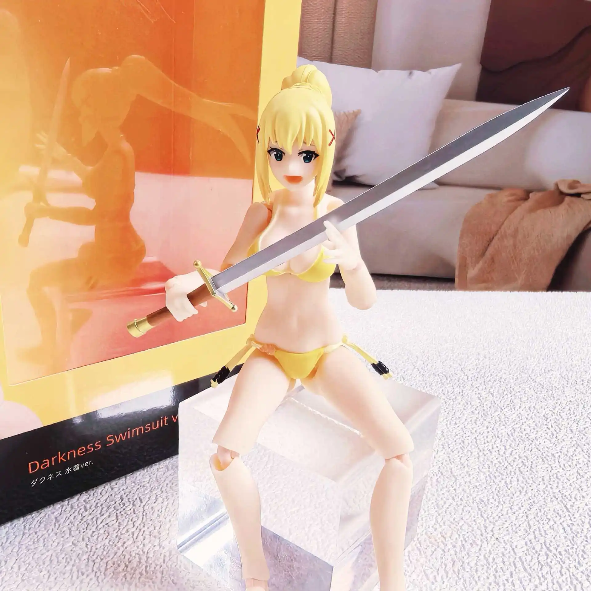 Nuovo costume da bagno Figma EX-065 Darkness ver. Action Figure Anime Action Figures Ko Modello Regali Giocattoli per bambini