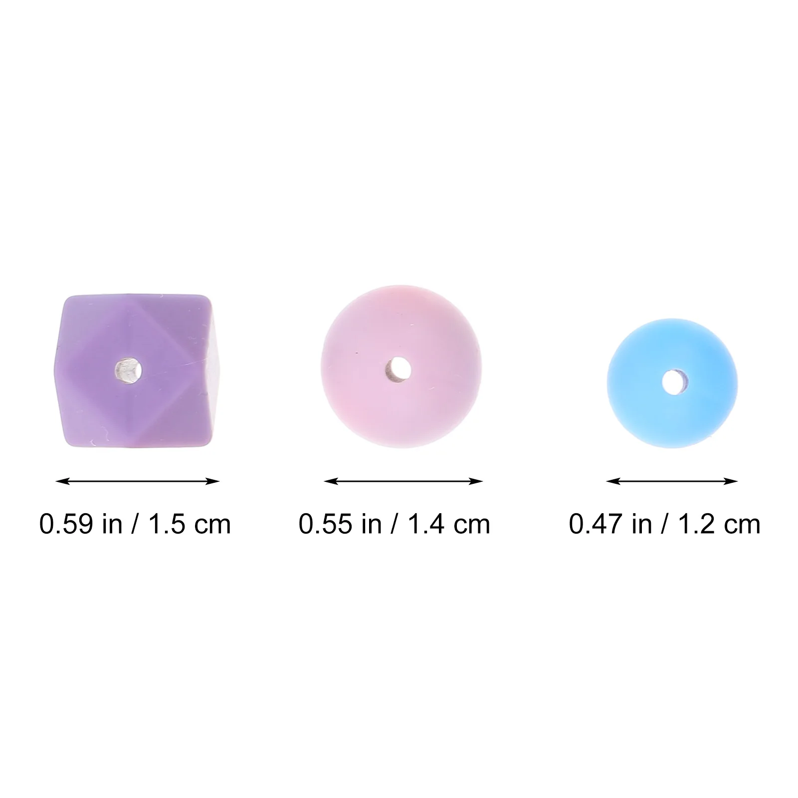 

100pcs Silicone Beads C y Colors Bulk Jewelry Accessories Teething Keychain s DIY Projects Bracelets Necklaces