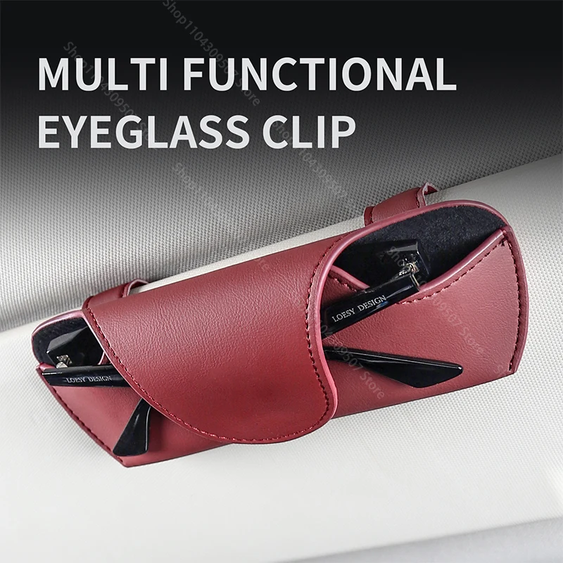 

For BMW 3 Series F30 F31 F34 F35 G20 G21 4 Series F32 F33 F36 G22 G23 i3 G28BEV i4 G26EBV eyeglass case car sunglasses holder