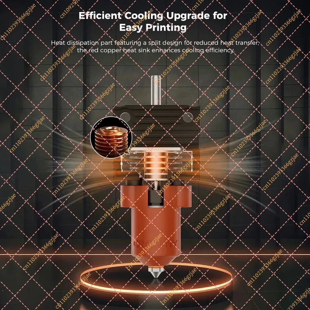 reality Official K1 Max/K1C/K1 SE/K1 Upgrade Ceramic Heating Block Kit, Unicorn Quick-swap Nozzle Kit, K1 Max High-Speed Print