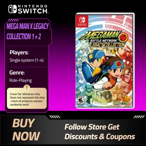 Mega Man Battle Network Legacy Collection -Nintendo Switch Games Cartridge Physical Card support TV Tabletop Handheld Modes