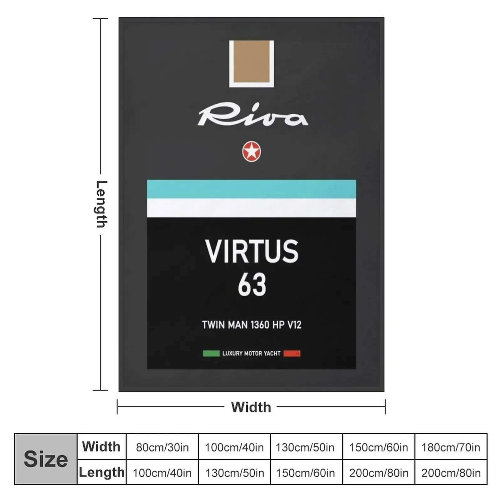 Riva Virtus 63 Aquarama Luxury Yacht Monaco Throw Blanket wednesday Blankets For Bed Soft Plaid Cute Plaid Winter beds Blankets